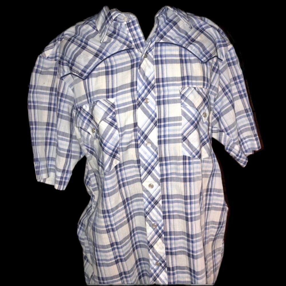 🔥Sheplers Western Pearl Snap Button Down Vintage